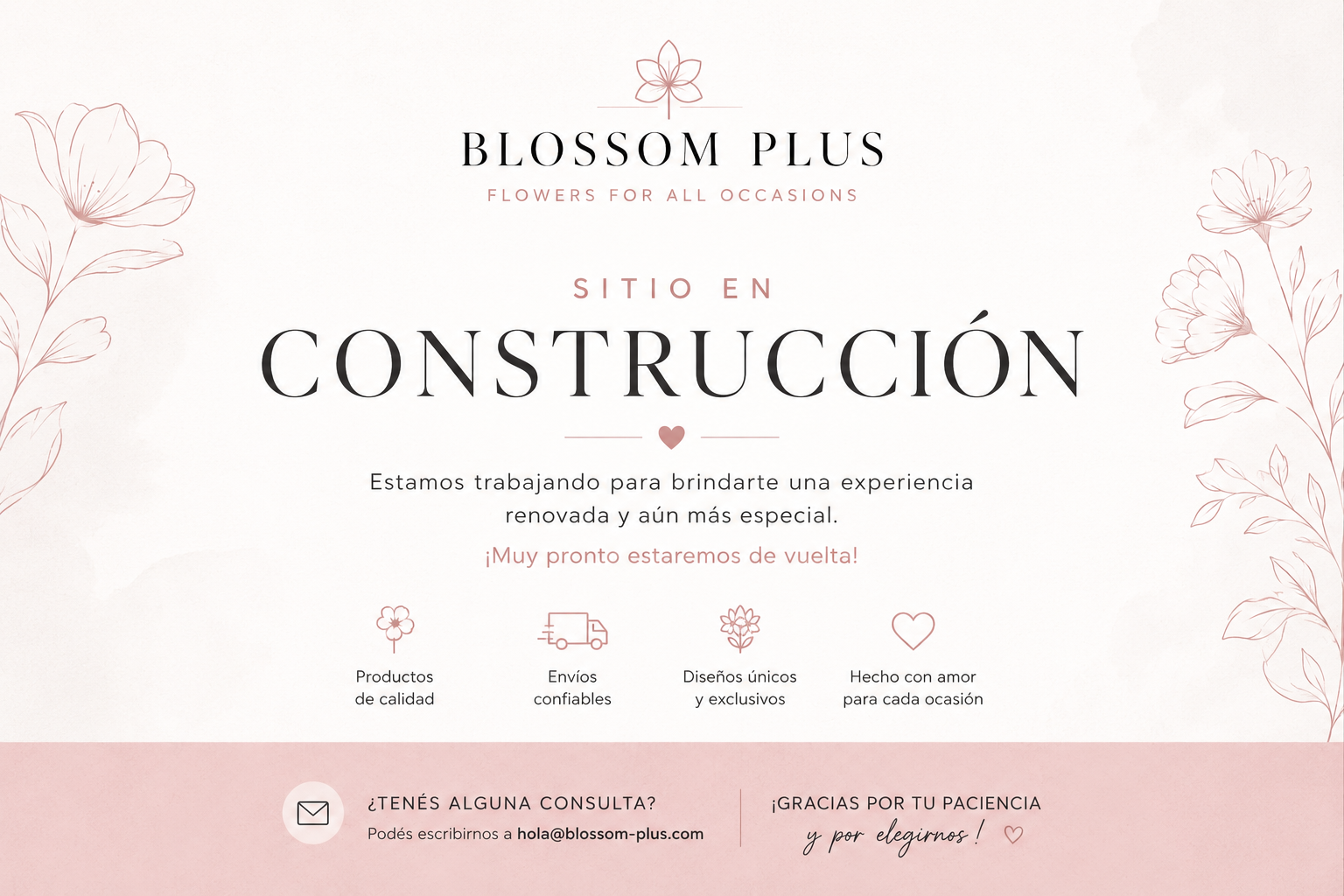 Blossom Plus - Sitio en construcción